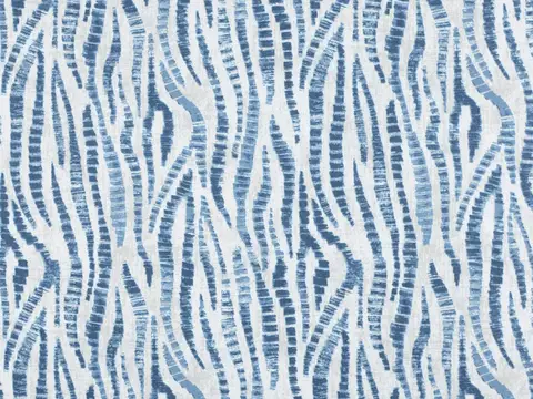 Alendel Adventure drapery fabric swatch in Indigo (0848)