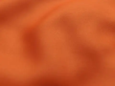 Alendel Apollo drapery fabric swatch in Pumpkin (0572)