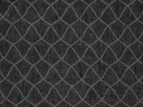 Alendel Arezzo sheer fabric swatch in Tuxedo (0484)