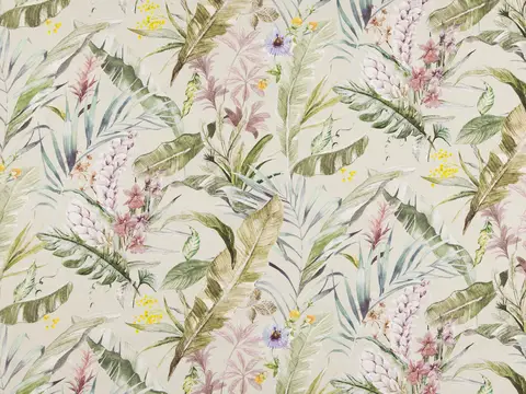 Alendel Bali drapery fabric swatch in Ashrose (652)