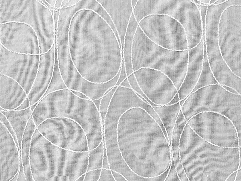 Alendel Beckinsale sheer fabric swatch in Dove Grey (4140)