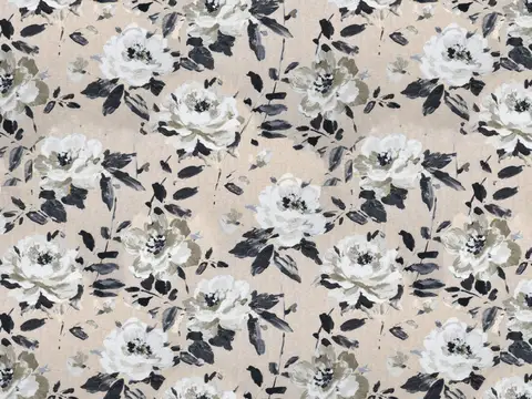 Alendel Betsy drapery fabric swatch in Ashen (406)