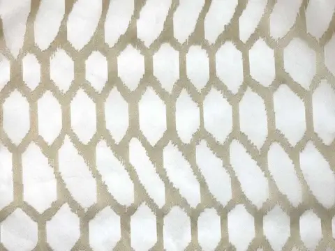 Alendel Bevel sheer fabric swatch in Antelope (0207)