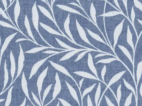 Alendel Blake drapery fabric swatch in Chambray (8120)