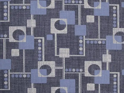 Alendel Bowman drapery fabric swatch in Denim (0841)