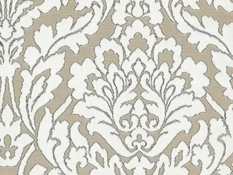 Alendel Brock drapery fabric swatch in Almond (206)