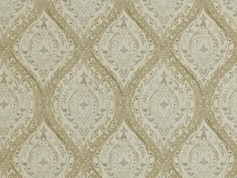 Alendel Cabin drapery fabric swatch in Mocha (0373)