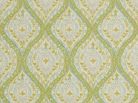 Alendel Cabin drapery fabric swatch in Grove (0940)