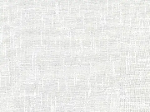 Alendel Callypso sheer fabric swatch in White (100)