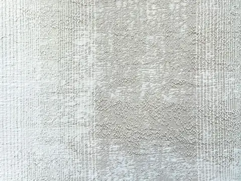Alendel Canna drapery fabric swatch in Fog (0440)