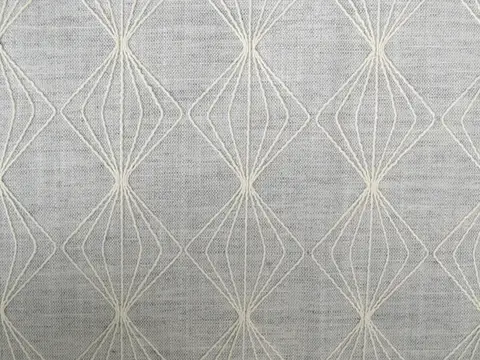 Alendel Chakra drapery fabric swatch in Mist (4025)