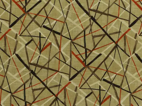 Alendel Charles drapery fabric swatch in Cognac (341)