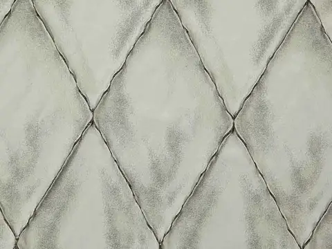 Alendel Chess drapery fabric swatch in Aluminum (401)