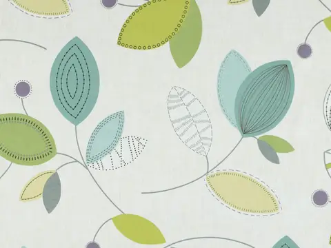 Alendel Cisco drapery fabric swatch in Parakeet (969)