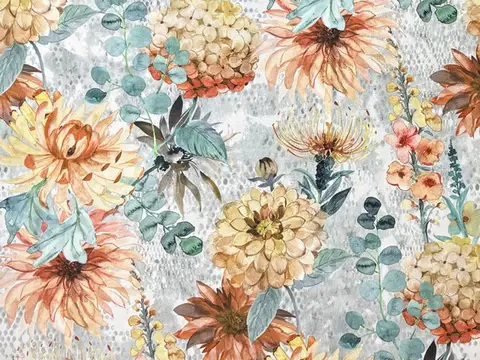 Alendel Clearwater drapery fabric swatch in Tuscan (5000)