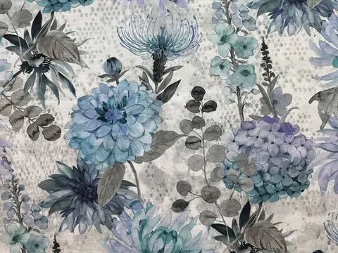 Alendel Clearwater drapery fabric swatch in Refresh (8105)