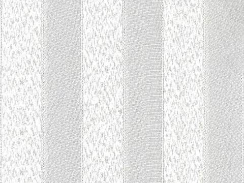 Alendel Contessa sheer fabric swatch in White (100)