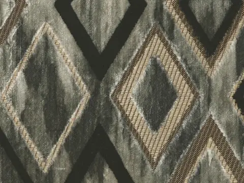 Alendel Debutant drapery fabric swatch in Mineral (4023)