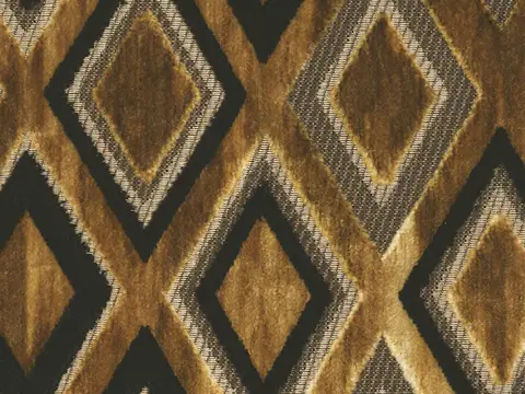 Alendel Debutant drapery fabric swatch in Tinsel (547)