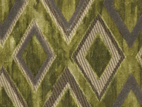 Alendel Debutant drapery fabric swatch in Apple (903)