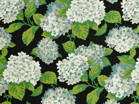 Alendel December drapery fabric swatch in Garden (0933)