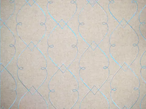 Alendel Dorset drapery fabric swatch in Vanilla (149)