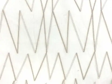 Alendel Elevate sheer fabric swatch in Natural (0378)