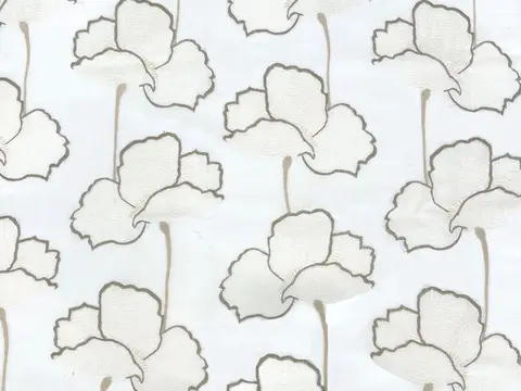 Alendel Emotion drapery fabric swatch in Champagne (0203)