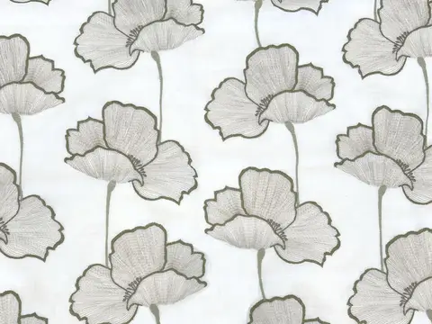 Alendel Emotion drapery fabric swatch in Basil (0908)