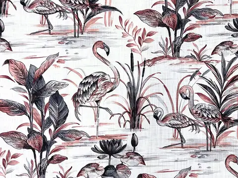 Alendel Florida drapery fabric swatch in Pastel (6536)