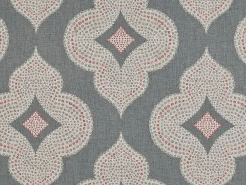 Alendel Flowers drapery fabric swatch in Jaguar (0488)
