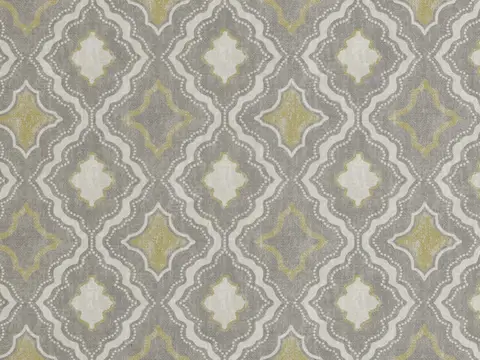 Alendel Fresh drapery fabric swatch in Elephant (0436)