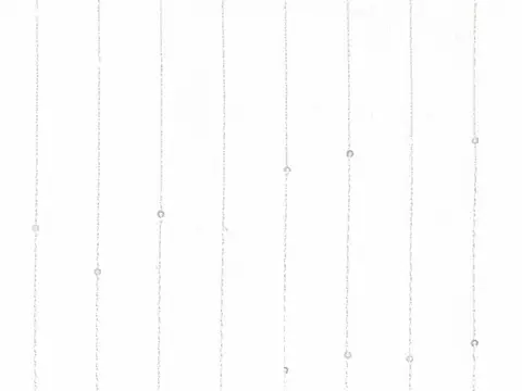 Alendel Glitz sheer fabric swatch in White (0100)