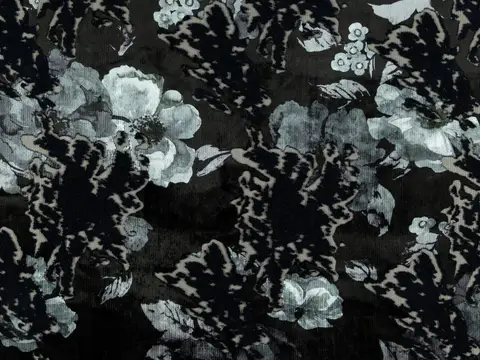 Alendel Grandiose drapery fabric swatch in Nightfall (468)