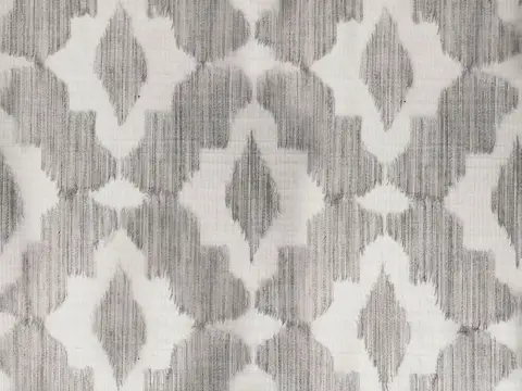 Alendel Hercules sheer fabric swatch in Fog (0440)