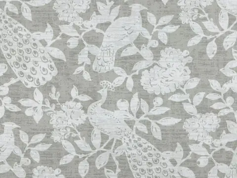 Alendel Hot drapery fabric swatch in Barnwood (3106)
