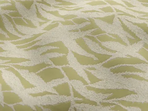 Alendel Hydra drapery fabric swatch in Apple (0903)