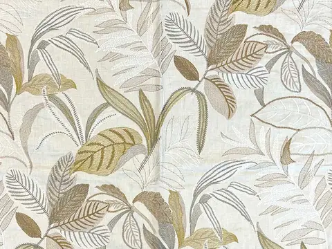 Alendel Irvine drapery fabric swatch in Glade (0936)