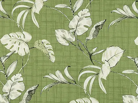 Alendel July drapery fabric swatch in Loden (0956)