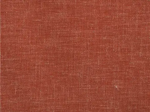 Alendel Karma drapery fabric swatch in Brick (0602)