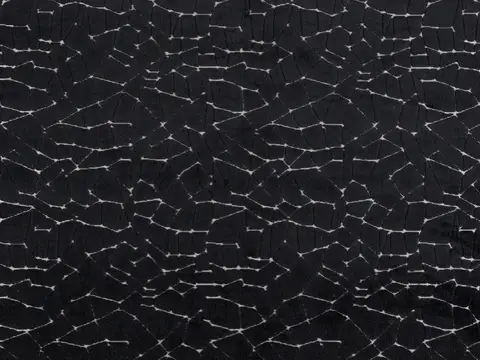 Alendel Lucca drapery fabric swatch in Jaguar (488)