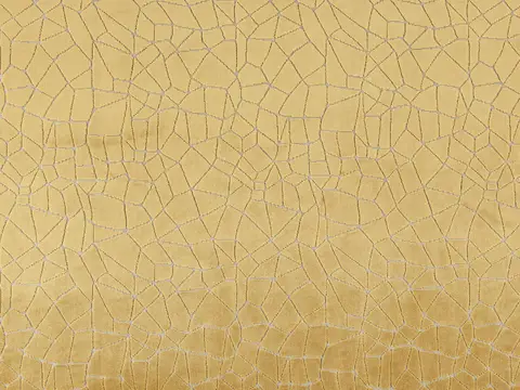 Alendel Lucca drapery fabric swatch in Ochre (536)