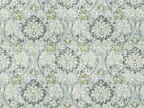 Alendel Madison drapery fabric swatch in Patina (385)