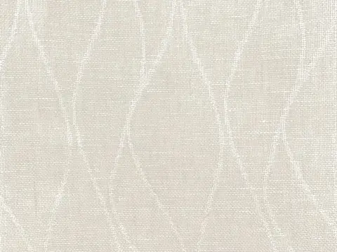 Alendel Marcello sheer fabric swatch in Eggshell (0156)