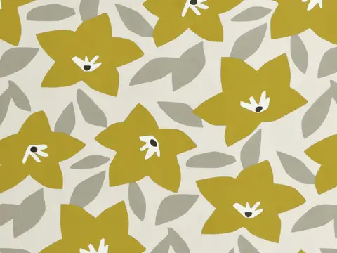 Alendel May drapery fabric swatch in Dijon (0512)