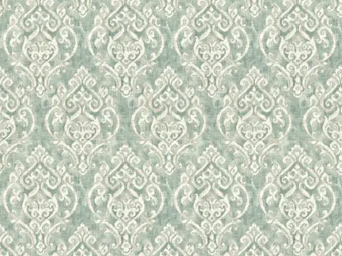 Alendel Melrose drapery fabric swatch in Serenity (886)