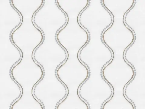 Alendel Memento drapery fabric swatch in Candle (0231)