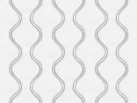 Alendel Memento drapery fabric swatch in Whisper (4099)