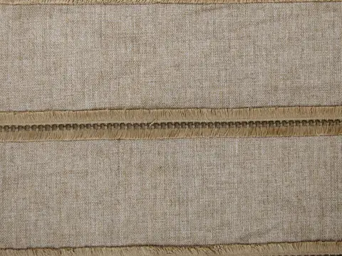 Alendel Moksha drapery fabric swatch in Dune (262)