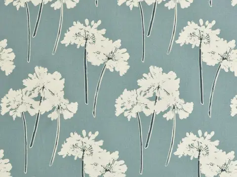 Alendel Nature drapery fabric swatch in Droplet (0844)